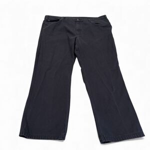 Duluth Trading Men's Heavyweight Fire Hose Relaxed Fit 5-Pocket Pants Navy 46x30